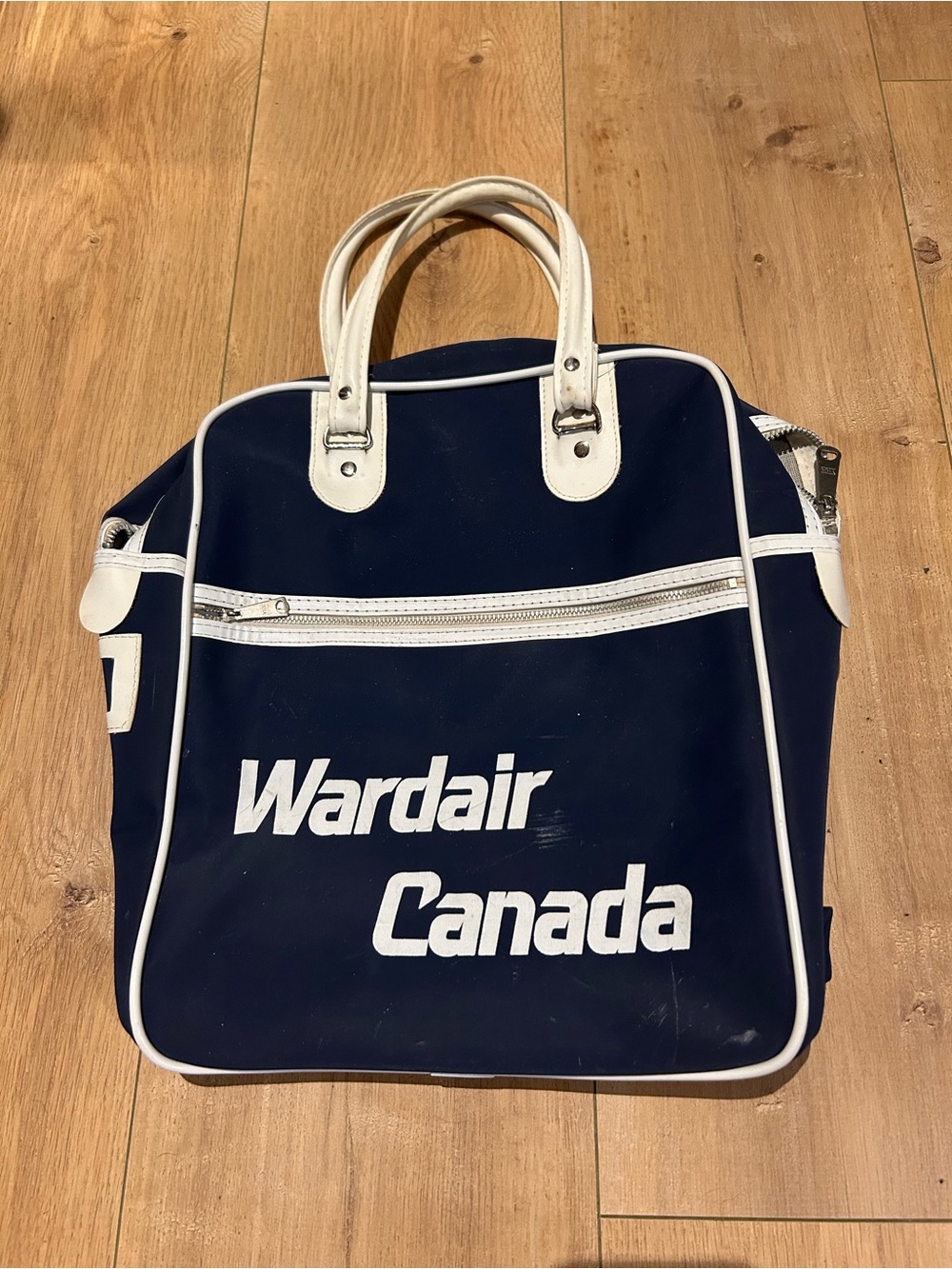 Vintage Wardair Canada Travel Bag Luggage